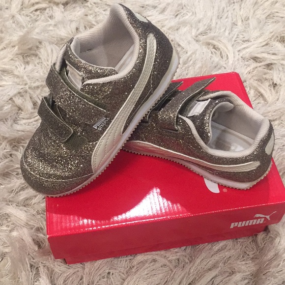 puma steeple glitz gold